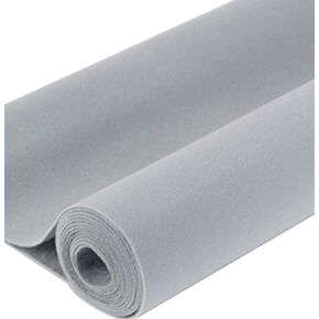 Self Adhesive Velvet Flock Backing Paper Liner for Jewelry Drawer 17.7" x 117" Craft Fabric Peel and Stick, Soft Velvet Liner for Drawer DIY (Grey)