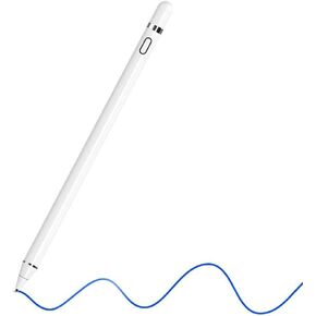 Stylus Pens for Touch Screens, Fine Point Stylist Pen Pencil Compatible with iPhone iPad Other Tablets (White)