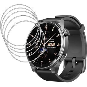[5 Pack] Compatible with TOZO S5 Soft Screen Protector, Case Friendly HD Clear [Anti-Scratch] [Bubble Free] [Anti-Fingerprint] PET Film for TOZO S5 Smart Watch Smartwatch