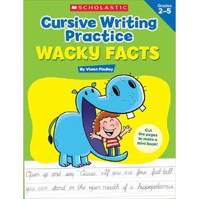 Cursive Writing Practice: Wacky Facts