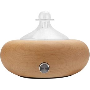 Professional Aromatherapy Diffuser, Wood Diffuser, Diffusers for Essential Oils, Wood and Glass with Premium Home Use Oils, Ultrasonic Diffusers - No Heat, No Water, (7Color LED Light