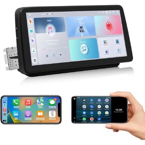 Roadanvi X12 12.3" Android Car Stereo for Toyota RAV4 2019 2020 2021 2022 Wireless Apple Carplay Andorid Auto Car Radio Bluetooth Head Unit QLED Touch Screen 1920x720 GPS Navigation
