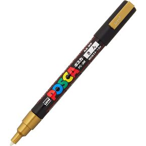 Uni Posca Fine Marker, Gold (PC3M.25)