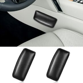SUNJOYCO 2PCS Car Knee Cushion Pads, Knee Leg Elbow Cushion Pad, Door Armrest Protective Pad for Foot Knee Pain Relief (Black)