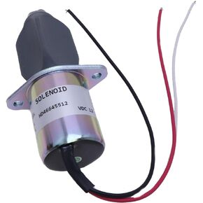 12V الوقود اغلاق الملف اللولبي SA-4260-12 SA-4612-12 1751ES-12A6ULB1S5 لكوبوتا 3A 70 82 ملم مع هيونداي وقف الملف اللولبي صمام محرك الديزل حفارة استبدال أجزاء