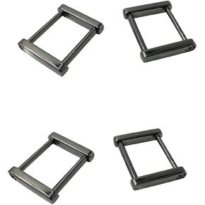 4Pcs Rectangle Screw Rings Buckle Strap Connector 3/4inch Bag Loop Purses Making in Kuwait