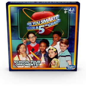Hasbro Gaming are You Smarter Than a 5th Grader Board Game for Kids Ages 8 & Up