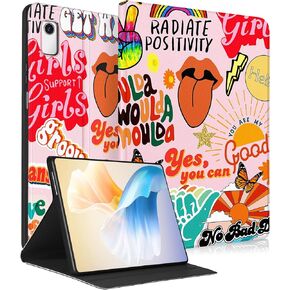 for Lenovo Tab M9 Case 9 Inch 2023 for Women Girls Cute Folio Cover Fashion Girly Kawaii Sun Moon Stars Unique Design Aesthetic Teens Tablet Cases for Tab M9 Case 1rd Gen (TB-310FU) 9''