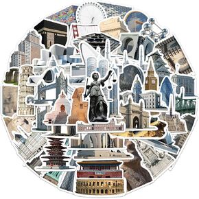 60pcs Cross Stickers Cool Trendy Jesus Christian Stickers for Teens Laptops,Aesthetic Vinyl Religious Faith Waterproof Stickers for Journal Water Bottle Notebook Phone Luggage