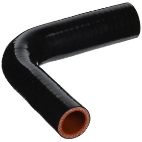 HPS HTSER90-100-125-BLK سيليكون درجة حرارة عالية 4 طبقات معززة 90 درجة خرطوم توصيل مخفض الكوع، أقصى ضغط 75 رطل لكل بوصة مربعة، طول الساق 4 بوصات على كل جانب، معرف 1 بوصة > 1-1/4 بوصة، أسود in Kuwait