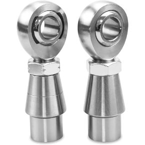 Upgrade 5/8" Heim Joints Rod End Kit, Left and Right Hand Thread 750" Chromoly Heim Joint, Panhard Bar Rod End Kit with Tube Adapters and Jam Nuts, 2 Set