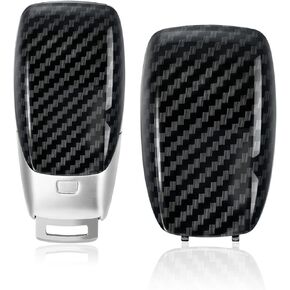 Key Shell Fob Battery Cover Carbon Fiber Key Cover Carbon Fiber Texture Compatible with A220 E63S E Class CLS Class 2019-2022