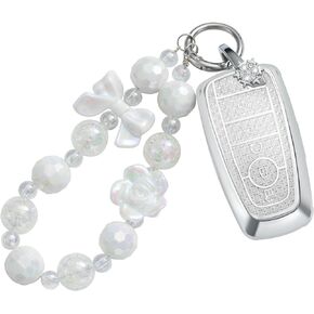 Key Fob Cover for Chevy Chevrolet Malibu Cruze Camaro Traverse Sonic Volt Bolt Equinox Smart Key TPU Keys Case Shell Protector with Keychain Lanyard Women Cute