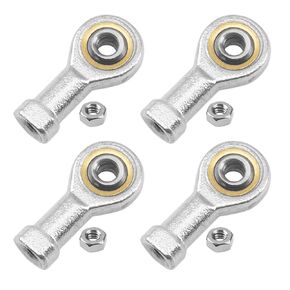 4Pcs SI5T/K Bore 5mm Metric Rod End Joint Bearing Self-Lubricating Female Thread Right Hand