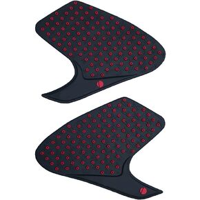 Red Gas Fuel Tank Pad Traction Side Fuel Knee Grip Decal Compatible with Ducati Monster 696 796 821 1100 2010 Up