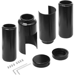 Front Fork Cover Tube Caps Shock Fits for Harley Dyna FXD Street Bob Low Rider 06-17