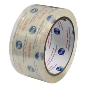 Intertape Polymer Group GI118-CL Premium Emulsion Acrylic Carton Sealing Tape, 2.7 mil Thick, 48mm Width, 50m Length, Clear to The Core, Pack of 36