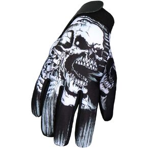 Hot Leathers GVM3004 Men's Black 'Assassin' Textile Mechanic Gloves