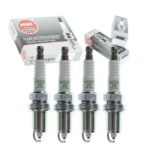 4 pc NGK V-Power Spark Plugs compatible with Chrysler 200 2.4L L4 2011-2014