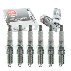 6 pc NGK V-Power Spark Plugs compatible with Ford Explorer Sport Trac 4.0L V6 2001-2005