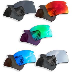 5 Pairs Anti-scratch Polarized Replacement Lenses for Oakley Flak 2.0 XL OO9188 Sunglasses