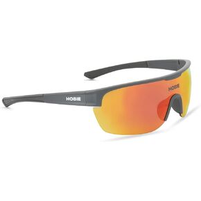 Hobie Echo Polarized Rectangular Sunglasses, Satin Graphite, OSFA