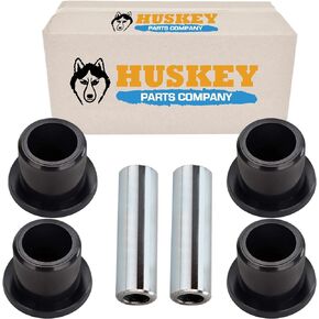 Huskey EZGO RXV Golf Cart Front A-arm Bushing Kit with 4X Long-Lasting Urethane Rubber Bushings & 2X Sleeves. Replaces OEM Part No # 602085, 601340 (SPN-0039)…