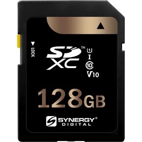 Synergy Digital 128GB, SDXC UHS-I Memory Card, Compatible with Kodak PIXPRO FZ55 Digital Camera - Class 10, U1, 100MB/s, 300 Series