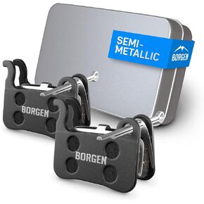 Borgen 2 Pairs Bike Brake Pads, Bicycle Brake Pads Compatible with Shimano A01S Bicycle Brakes Pads Suitable for DEORE, XTR, Saint, Hone, Alfine