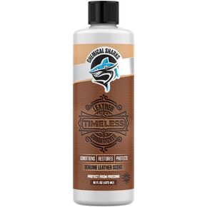 Timeless Leather Conditioner - Genuine Leather Scent, UV Protection - Conditions, Restores, and Protects for Cars, Trucks, Boats - Rich Luxurious Cream