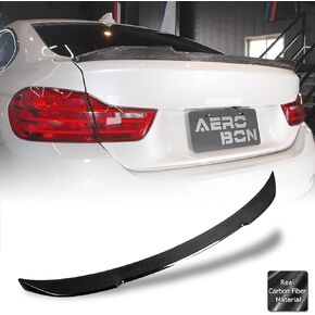 AeroBon Real Carbon Fiber Trunk Spoiler Compatible with 2014-2020 BMW 4-Series F36 Spoiler Gran Coupe 4-Door (CS Style)