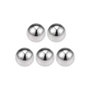 uxcell 3/4-inch Bearing Balls 440C Stainless Steel G25 Precision Balls 5pcs