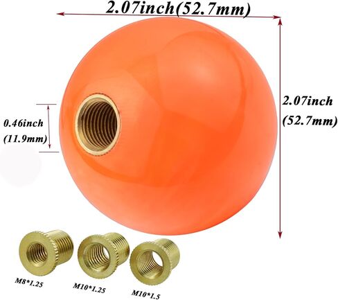 Abfer 6 Speed Shift Knob Upper Left R Gear Shift Knobs Ball Manual Stick Shifting Handle Fit for Car Vehicles (Blue) in Kuwait