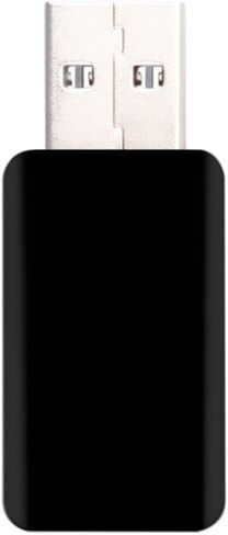 محول USB AC1300Mbps مجاني للكمبيوتر المكتبي والكمبيوتر المحمول 1300Mbps ثنائي النطاق 2.4/5 جيجا هرتز محول USB لاسلكي سائق مجاني لنظام التشغيل Windows 11/10/8/7، أسود in Kuwait