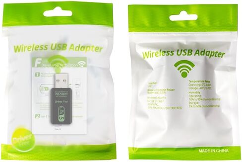 محول USB AC1300Mbps مجاني للكمبيوتر المكتبي والكمبيوتر المحمول 1300Mbps ثنائي النطاق 2.4/5 جيجا هرتز محول USB لاسلكي سائق مجاني لنظام التشغيل Windows 11/10/8/7، أسود in Kuwait