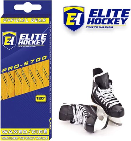 Elite Hockey PRO-S700 Waxed Molded Tip Hockey Skate Laces in Kuwait