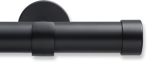 Cambria® Designer Series - Premium 10 foot Custom Curtain Rod - 1-1/8 inch Large Diameter - Non-Adjustable for a Seamless Look - Premium Designer Brackets and End Caps - Brushed Gold Finish in Saudi Arabia