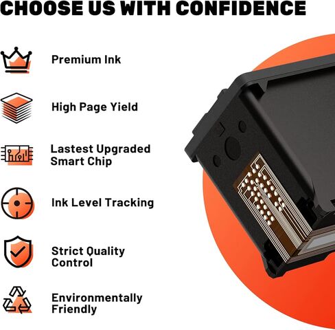 خرطوشة حبر COCCINK 67XL بديلة لـ HP Envy 6000 6458 6475 DeskJet 2700 2755e 2855e 4155e 6455e 6055e 6452e 4152e 4120e لطابعة HP 67 XL HP67 HP67XL عالية الإنتاجية (1 ثلاثية الألوان) in Kuwait