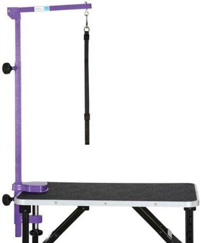 Master Equipment Blue Foldable Grooming Arm for Pets – 24" to 48" in Height, Attaches to Grooming Table Minimum 3" Thick in Saudi Arabia