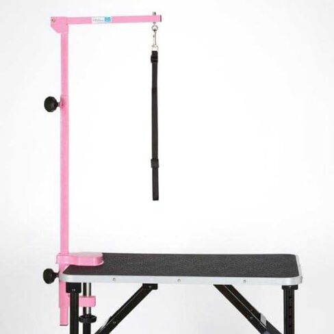 Master Equipment Blue Foldable Grooming Arm for Pets – 24" to 48" in Height, Attaches to Grooming Table Minimum 3" Thick in Saudi Arabia