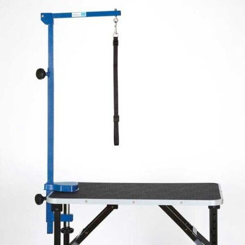 Master Equipment Blue Foldable Grooming Arm for Pets – 24" to 48" in Height, Attaches to Grooming Table Minimum 3" Thick in Saudi Arabia