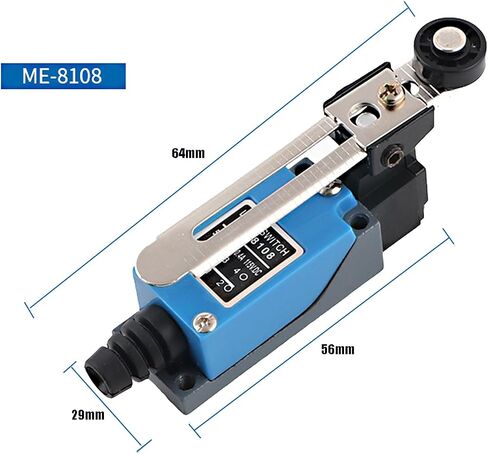 ME-8108 Limit Switch Adjustable Roller Lever Arm Momentary Limit Switch NC-NO for CNC Mill Laser Plasma 3D Printer Door Switch in Saudi Arabia