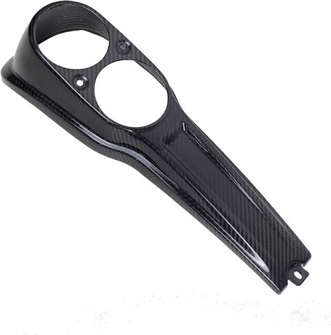POWERJAMES أسود 100% من ألياف الكربون خزان الوقود الغاز وحدة التحكم غطاء لوحة القيادة لـ Harley Davidson 18-22 Low Rider FXLR 2020 2021 FXLRS in Saudi Arabia