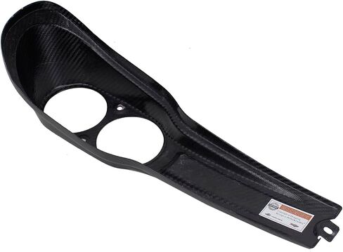 POWERJAMES أسود 100% من ألياف الكربون خزان الوقود الغاز وحدة التحكم غطاء لوحة القيادة لـ Harley Davidson 18-22 Low Rider FXLR 2020 2021 FXLRS in Saudi Arabia