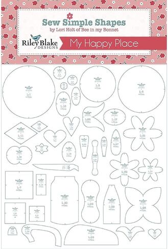 Riley Blake Designs Lori Holt My Happy Place Sew Simple Shapes in Saudi Arabia