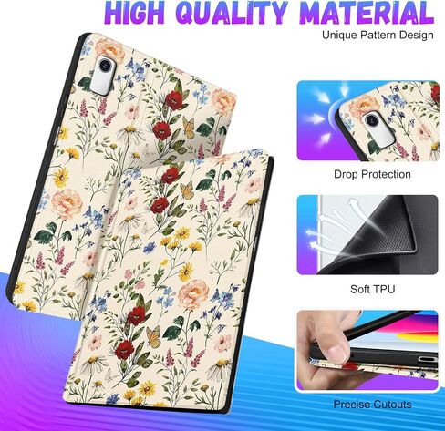 for Lenovo Tab M9 Case 9 Inch 2023 for Women Girls Cute Folio Cover Fashion Girly Kawaii Sun Moon Stars Unique Design Aesthetic Teens Tablet Cases for Tab M9 Case 1rd Gen (TB-310FU) 9'' in Kuwait
