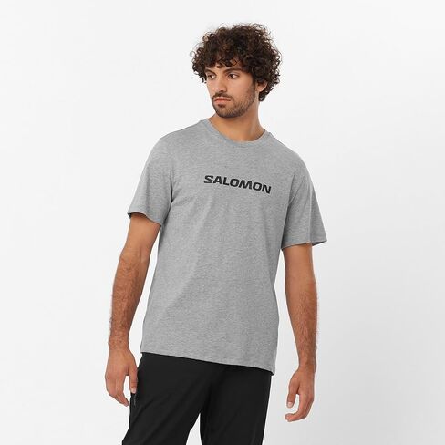 تيشيرت Salomon الرجالي Standard SAL Logo PERF SS TEE M-Heather Gray XL in Saudi Arabia