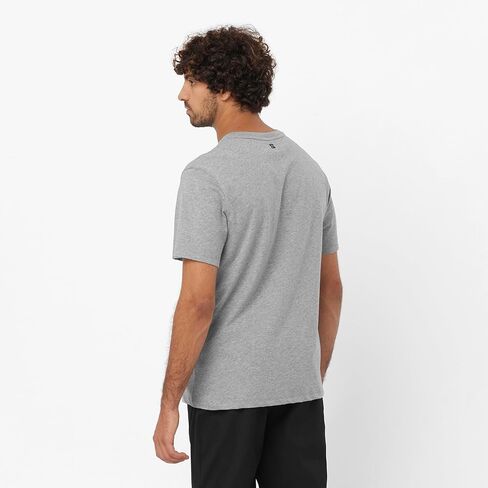 تيشيرت Salomon الرجالي Standard SAL Logo PERF SS TEE M-Heather Gray XL in Saudi Arabia