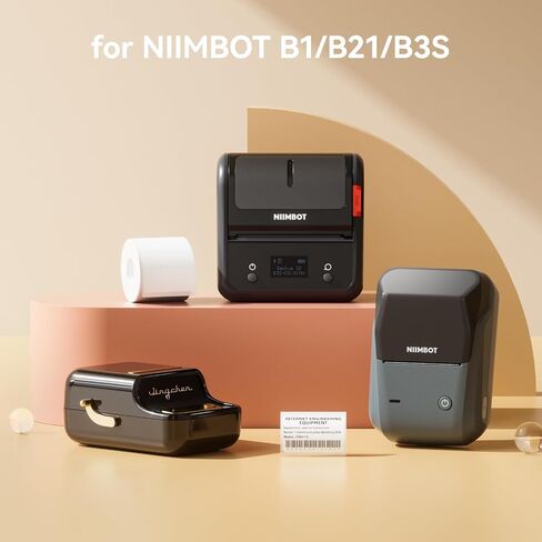 NIIMBOT Labels,1.96"*3.15" (50x80mm) 95 Labels/Roll Self-Adhesive Thermal Label, Compatible with NIIMBOT B1/B21/B3S/B31/K3 Label Printer for Home/Office/Business in Saudi Arabia