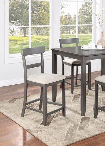 أطقم طاولات وكراسي الطعام، طبيعية + رمادية in Kuwait